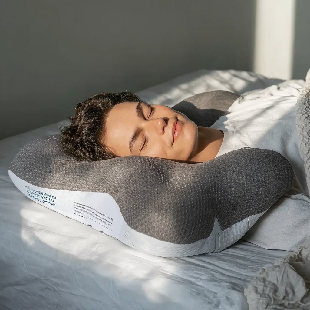 oussin Ergonomique 2 en 1 en Mousse à Mémoire de Forme